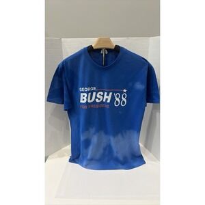 Vintage George Bush '88 Political Tee Blue Men's M